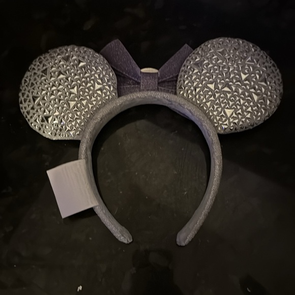 Disney 100th Anniversary Silver and Purple Ears - Picture 2 of 3